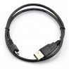USB cable A - microUSB - B 0.6 m - zdjęcie 2