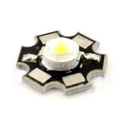 Dioda Power LED 1W czysta biel z radiatorem