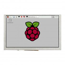 Screen DPI - LCD IPS 5'' 800x480px for Raspberry Pi 4B/3B+/3B/Zero ...