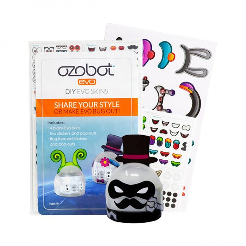 Ozobot Evo - set of hoods and stickers