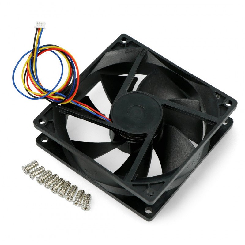 Fan 5V 92x92x25mm 92x92x25mm 4 wires for Odroid H2