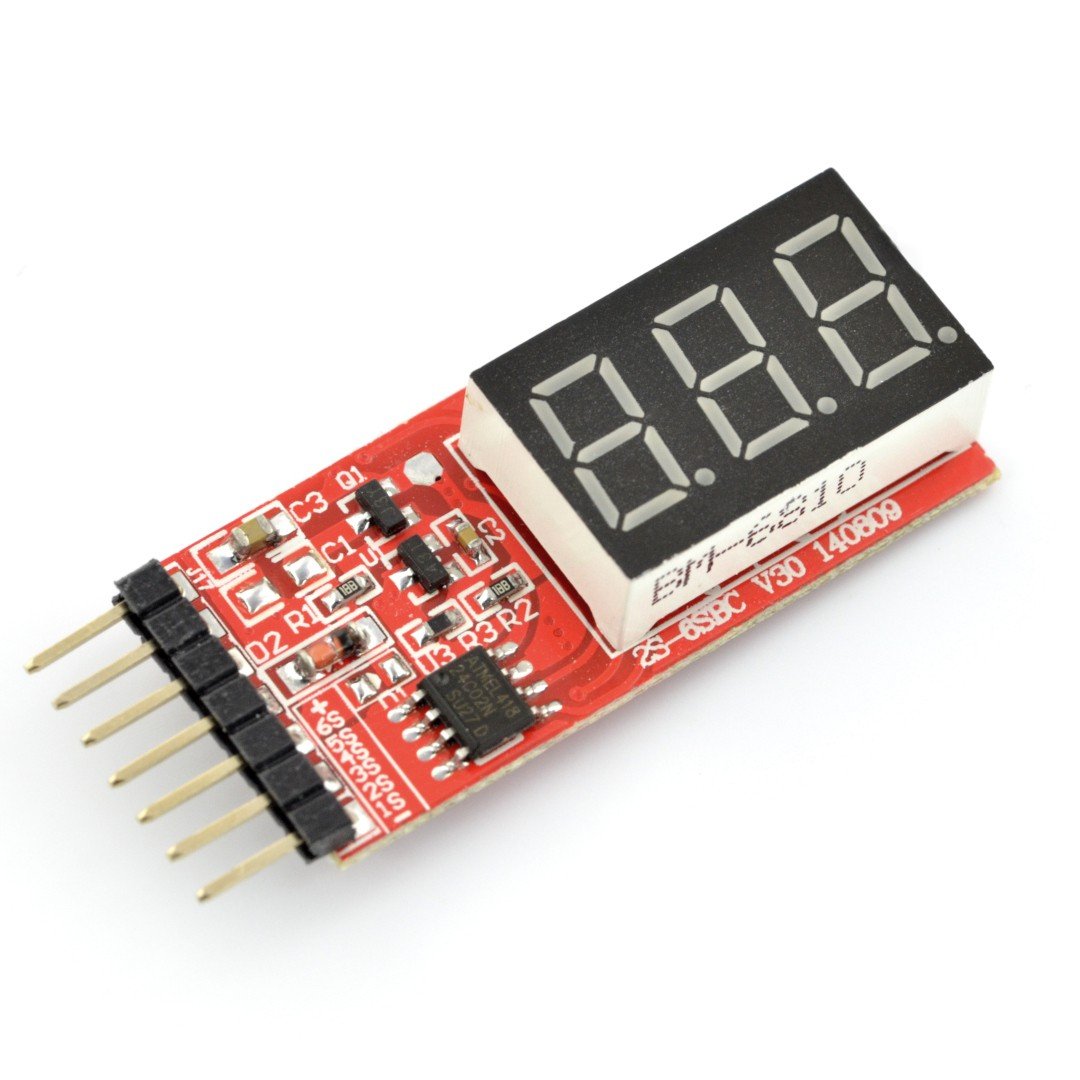 Li-Po 2-6S voltage meter