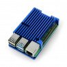 Case for Raspberry Pi 4B - aluminium - blue - zdjęcie 1