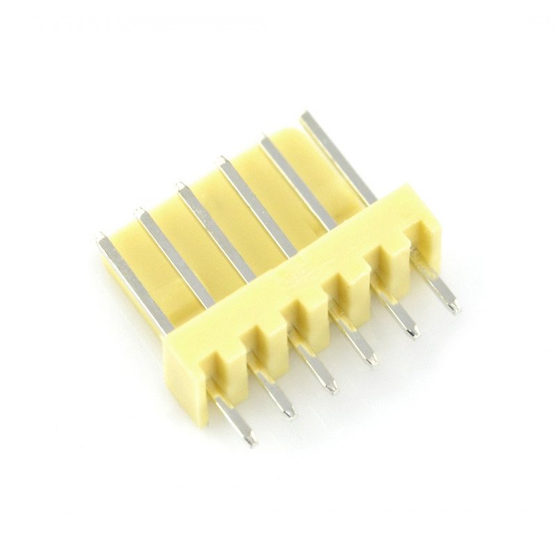 2,54 mm - plug 6-pin - 5 pcs