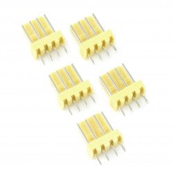 2,54 mm - plug 4-pin - 5 pcs