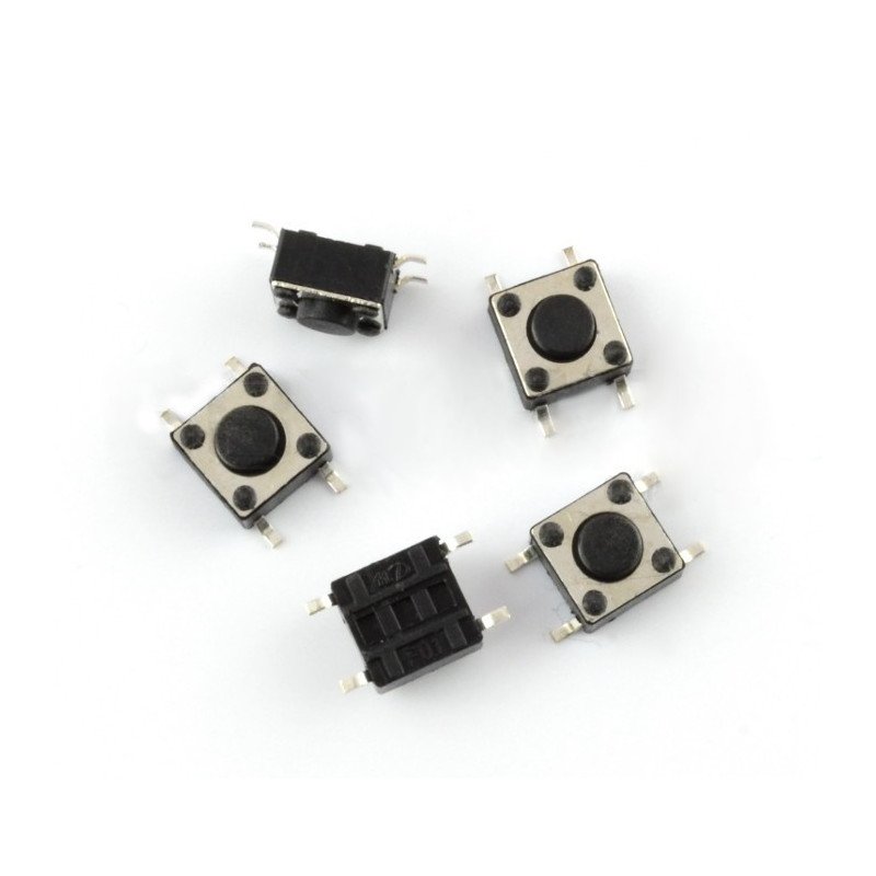 Tact Switch 6x6mm / 4.3 mm SMD 5pcs