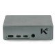 Case for Raspberry Pi 4B - KKSB aluminium - grey Case for Raspberry Pi 4B - KKSB aluminium - grey