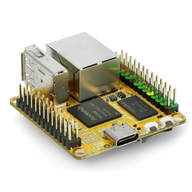 Taidacent Rock PI S Development Board RK3308 Quad-Core A35 64 with VAD  Audio Detector for IOT and Intelligent Voice Projects (with Shell Power  Supply