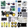 Robot Car Kit - 4-wheeled platform for building a robot with sensors and DC drive and camera for Raspberry Pi - zdjęcie 2