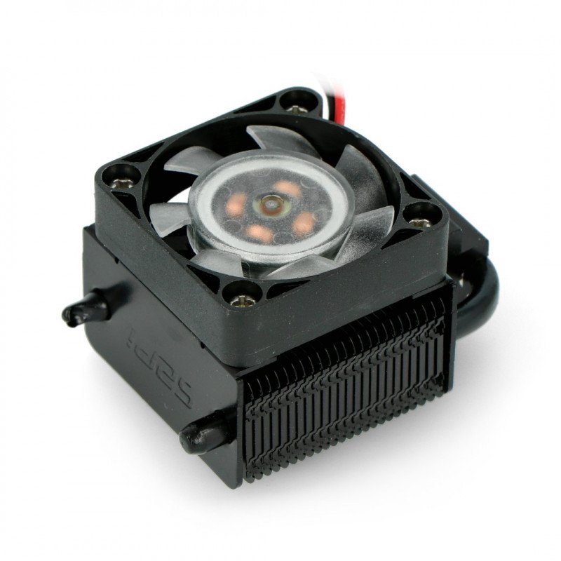 Black Warrior ICE Tower CPU Cooling Fan - Heatsink fan for Raspberry Pi 4B/3B+/3B - black