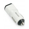 Axiver car charger - 2x USB - 3.5A 5V/12V/24V - white - zdjęcie 2