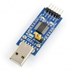 Converter USB-UART FTDI FT232RL - USB plug - Waveshare 6170