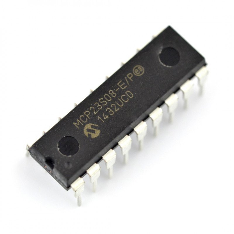 MCP23S08-E/P - 8-channel SPI lead expander