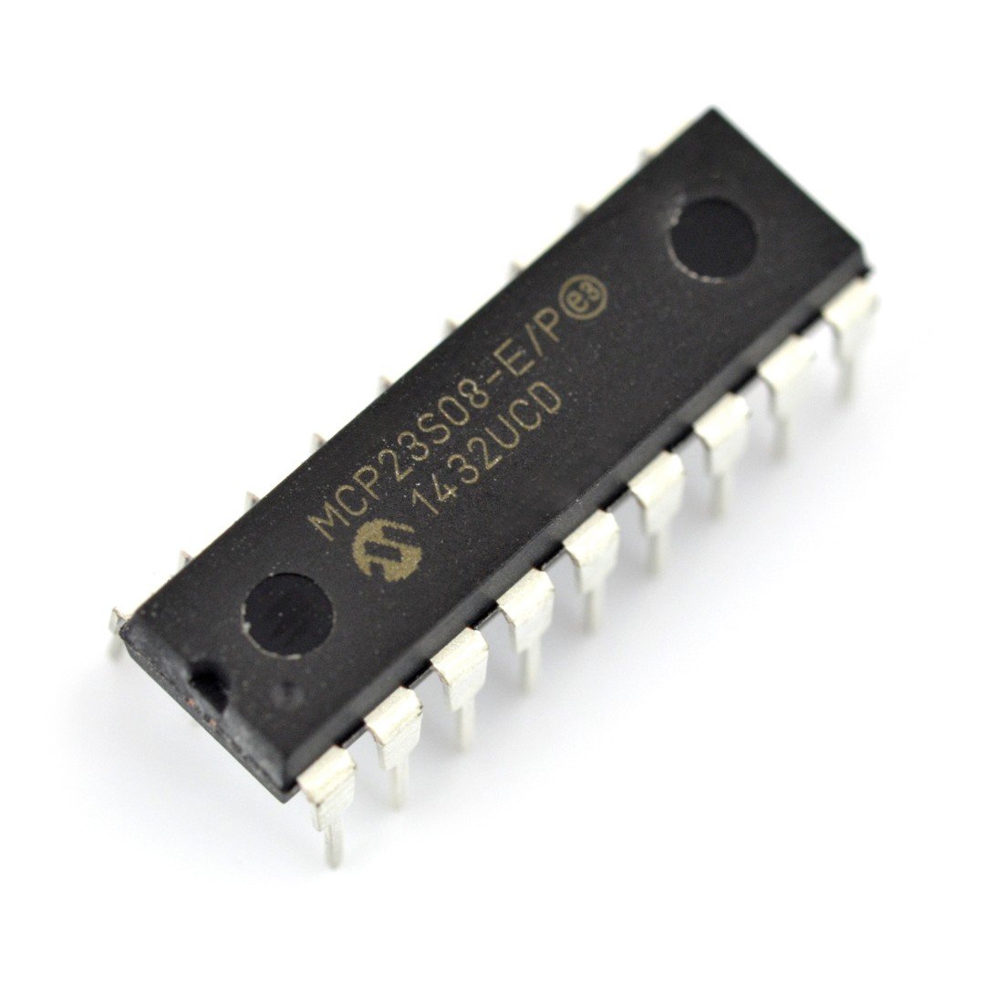 MCP23S08-E/P - 8-channel SPI lead expander