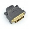 HDMI (socket) adapter - DVI-I (24+5pin socket) - zdjęcie 1