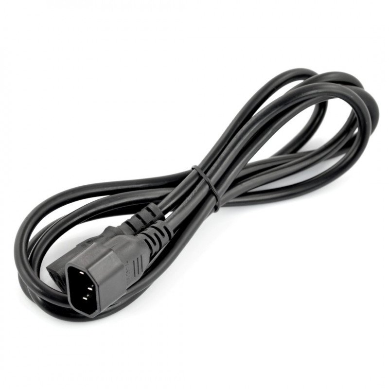IEC computer cable extension cable - 1,5m