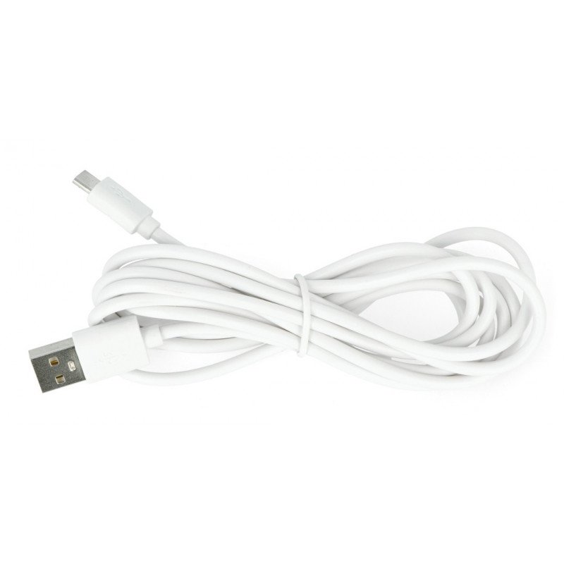 MicroUSB cable B - A - Esperanza EB145W - 2m - white