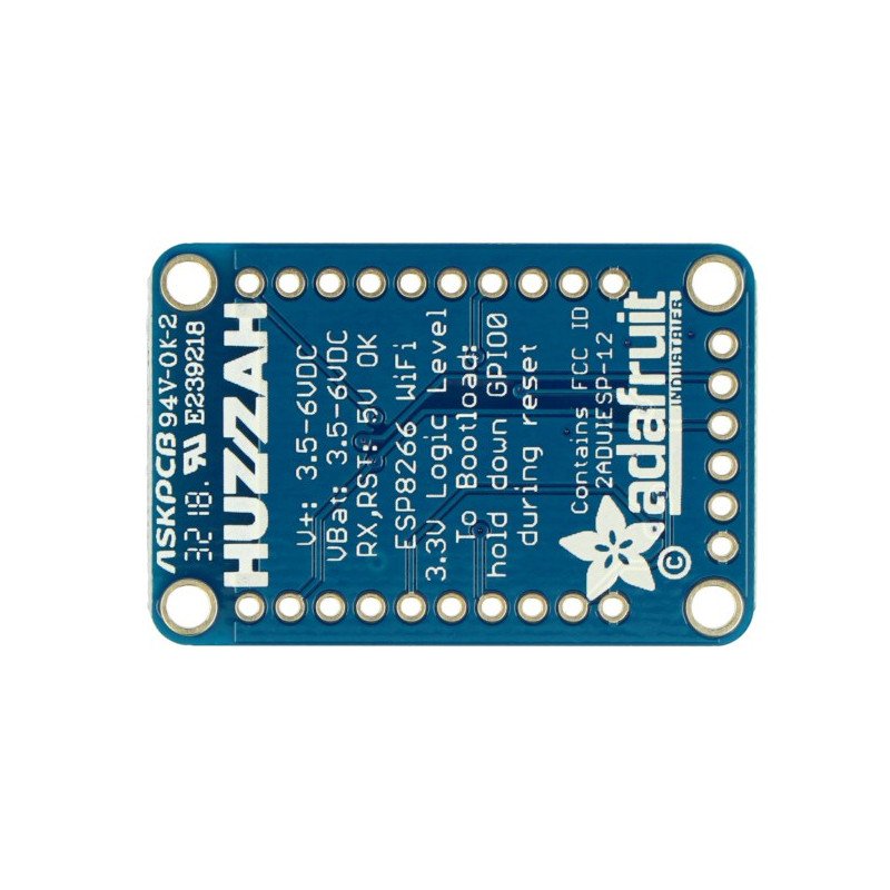 Adafruit Huzzah ESP8266 - WiFi module GPIO, ADC, PCB antena