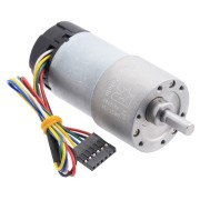 Geared motor 37Dx73L 131:1 12V 76RPM + CPR 64 encoder