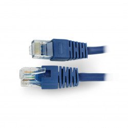 Ethernet Patchcord UTP 5e 0,25m - blue