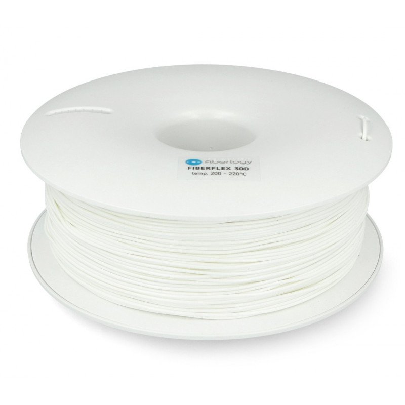 Filament Fiberlogy FiberFlex 30D 1.75mm 0.85kg - white