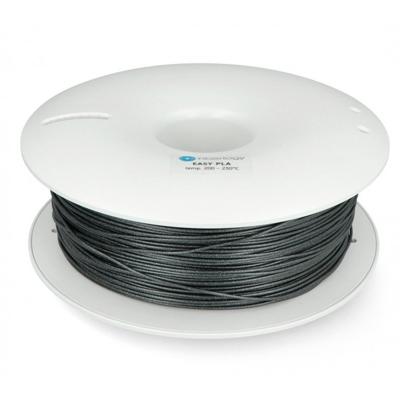 Filament Fiberlogy Easy PLA 1,75mm 0,85kg - Vertigo (black with glitter)