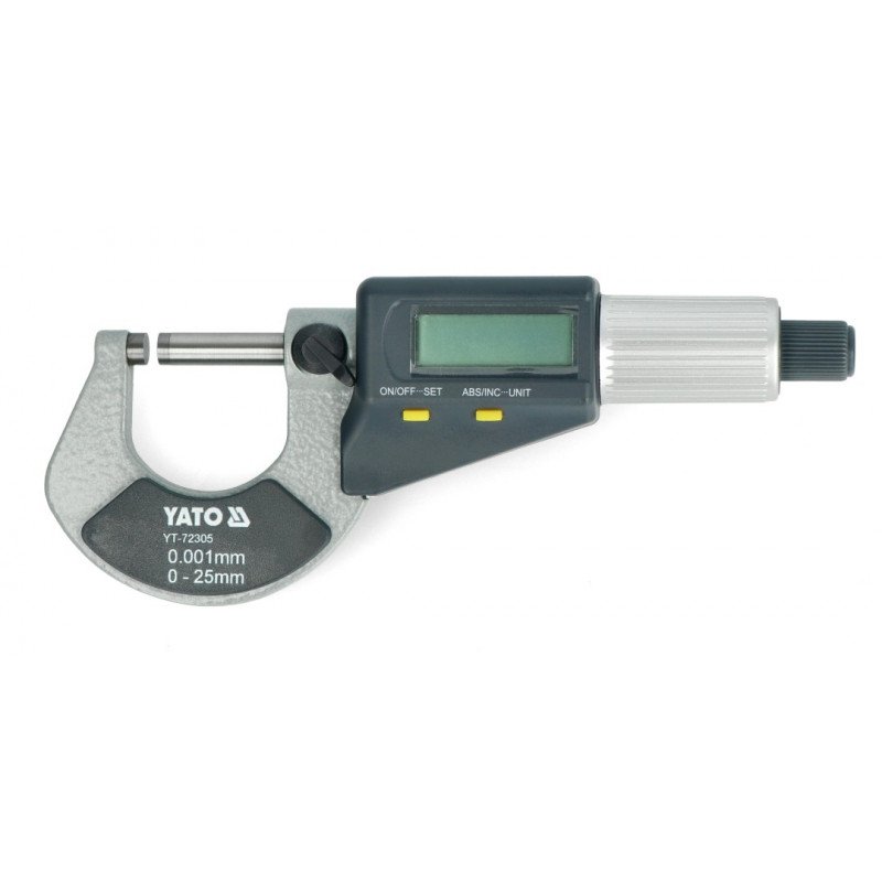 Micrometer with digital display Yato YT-72305 - 0-25mm