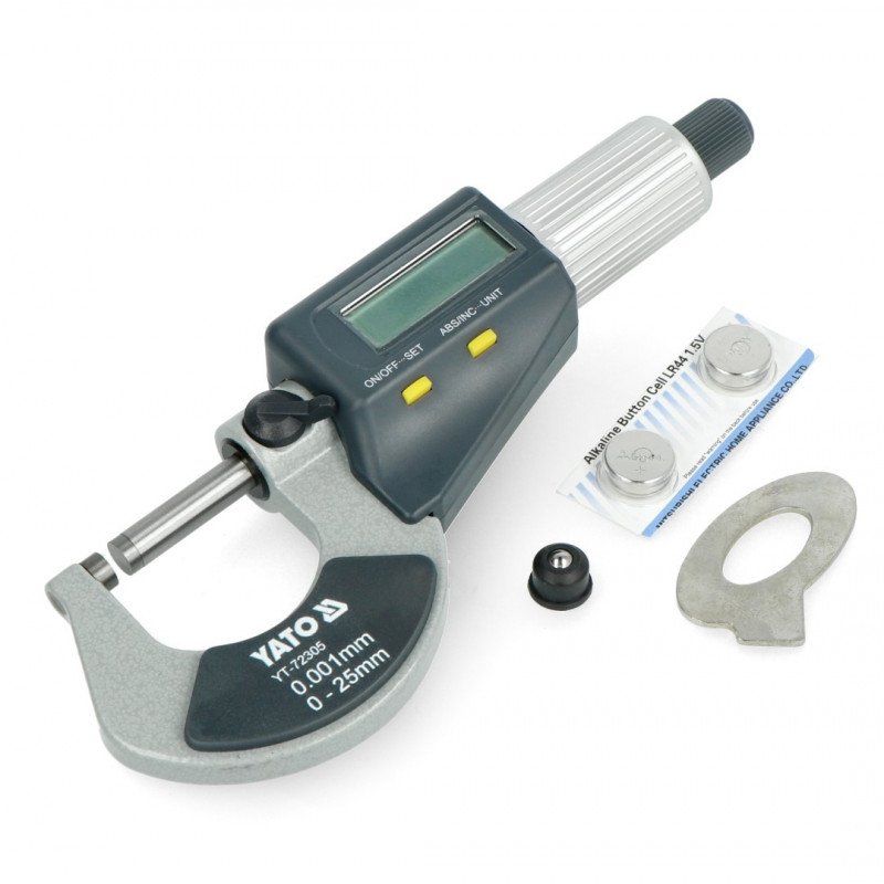 Micrometer with digital display Yato YT-72305 - 0-25mm
