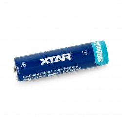 XTAR 18650 rechargeable battery - 2600mAh