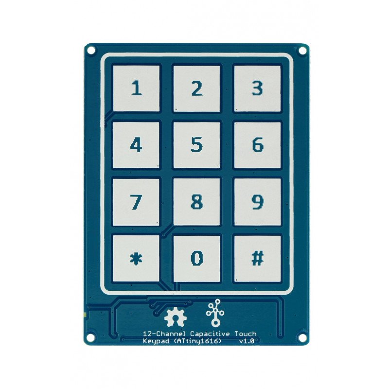 Grove - ATiny1616 capacitive touch keypad - 12 buttons - Seeedstudio 101020636
