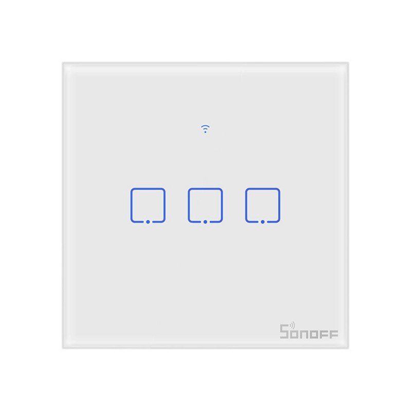 Sonoff T1EU3C-TX - touch light switch - WiFi