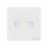 Sonoff T1EU2C-TX - switch wall sensor - 433 MHz / Wi-Fi - 2-channel