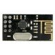 Radio module nRF24L01+ 2.4GHz - transceiver THT - black Radio module nRF24L01+ 2.4GHz - transceiver THT - black