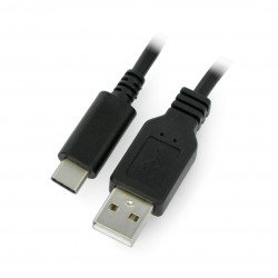 Cable ART USB A 2.0 - USB C black - 2m