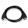 HDMI cable class 1.4 - 1.5 m long - zdjęcie 1