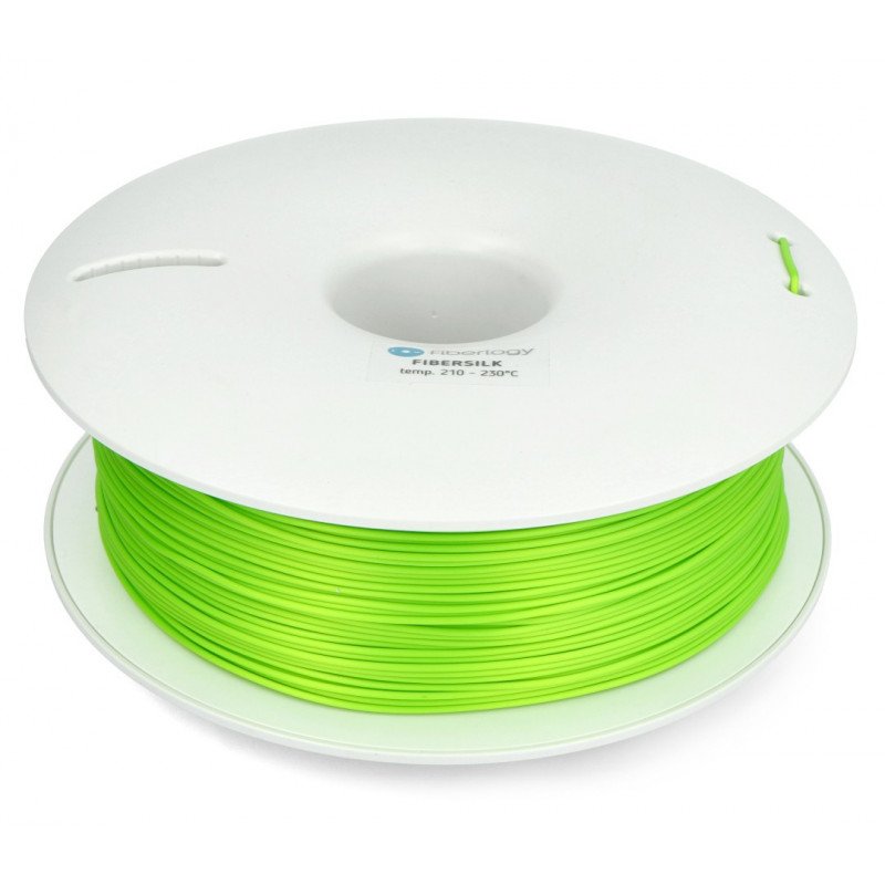 Filament Fiberlogy FiberSilk 1.75mm 0.85kg - Metallic Light Green
