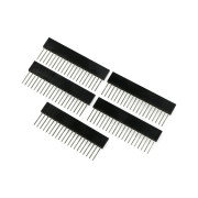 Straight connector 1x20pin 2,54mm sockets - vertical long