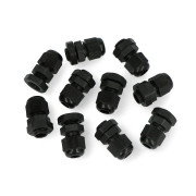 Hermetic cable gland - m12 - black