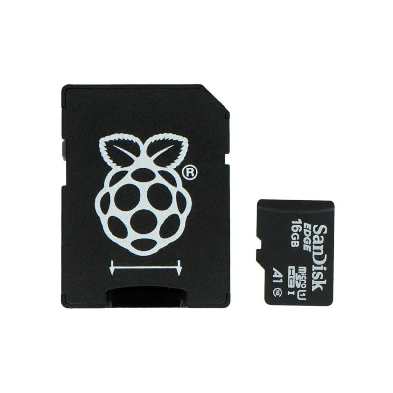 Memory card Raspberry Pi micro SD / SDHC + system NOOBs