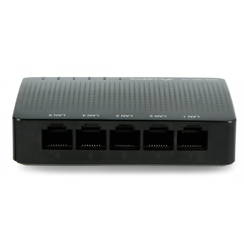 Lanberg Switch DSP2-1005-12V 5 ports 1000Mbps