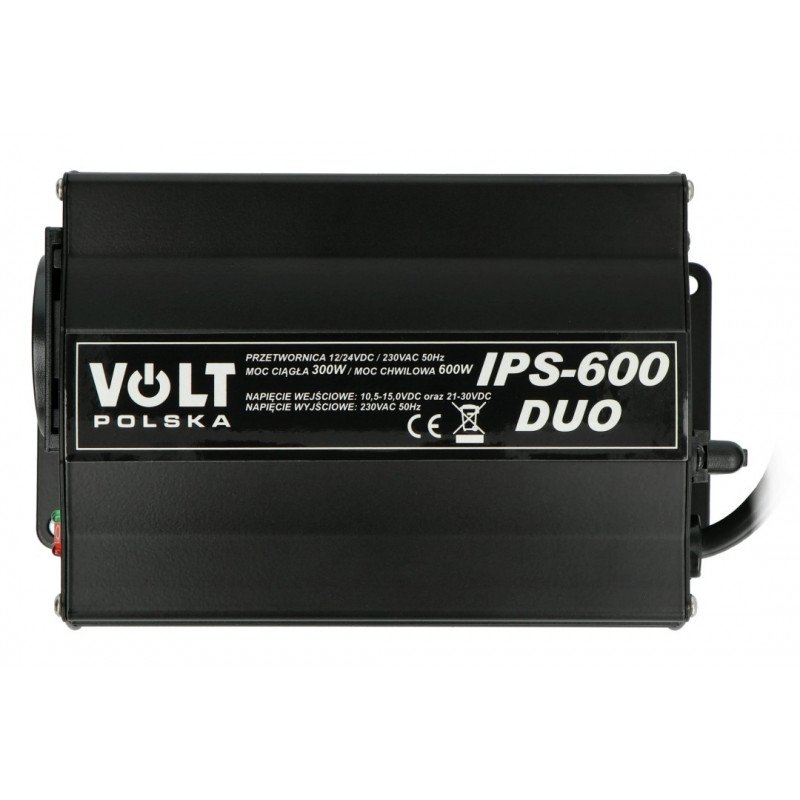 DC/AC step-up 12/24VDC / 230VAC 300/600W - sinus - Volt IPS 600 Duo