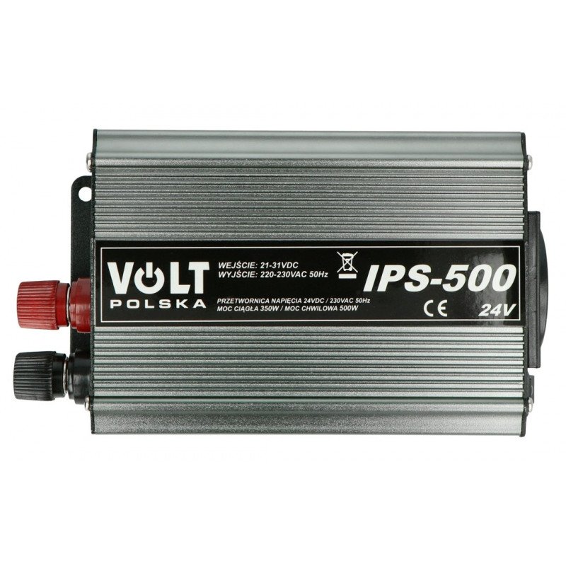 DC/AC step-up converter 24VDC / 230VAC 350/500W - sinus - Volt IPS-500