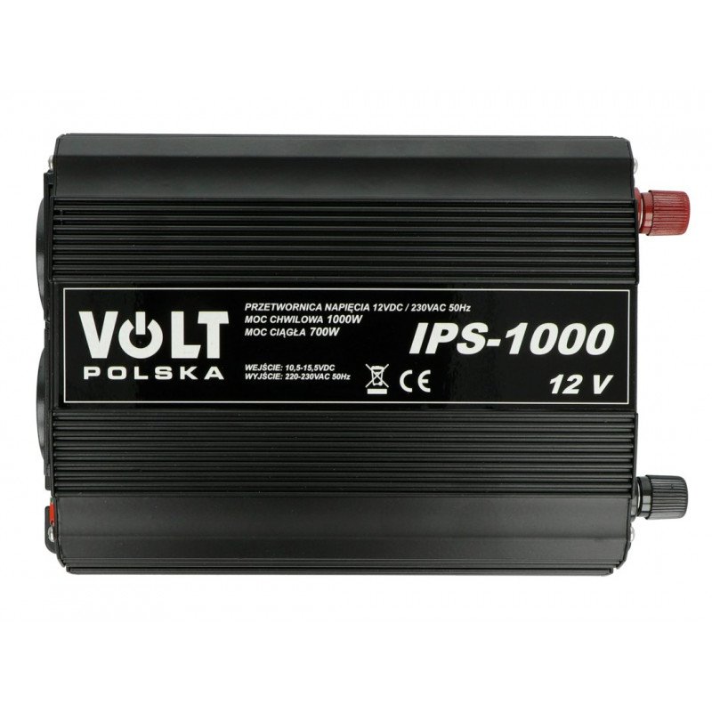 DC/AC step-up converter 12VDC / 230VAC 700/1000W - sinus - Volt IPS-1000