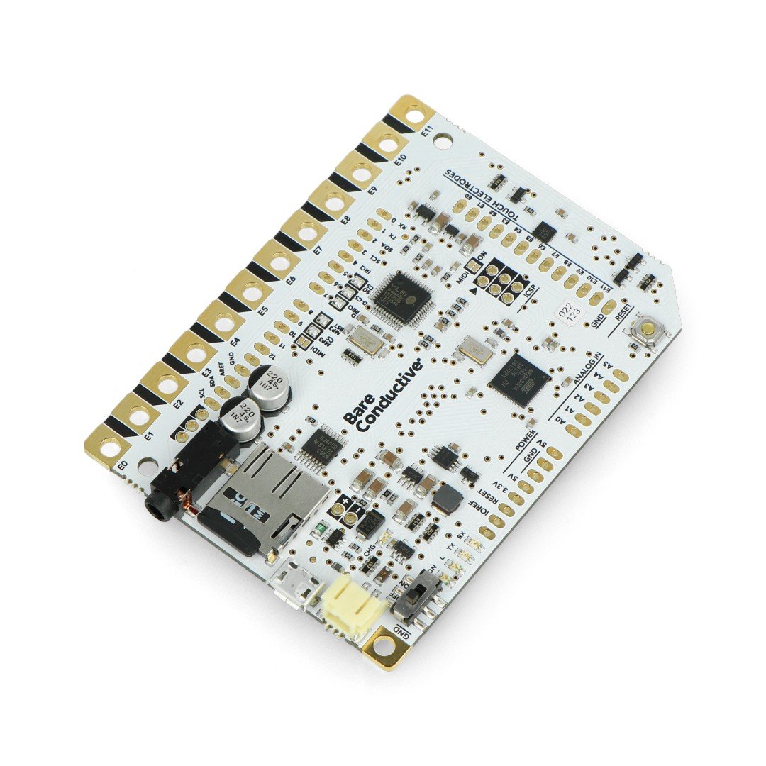 Touch Board ATmega 32u4 + VS1053B Mp3 player- compatible with Arduino