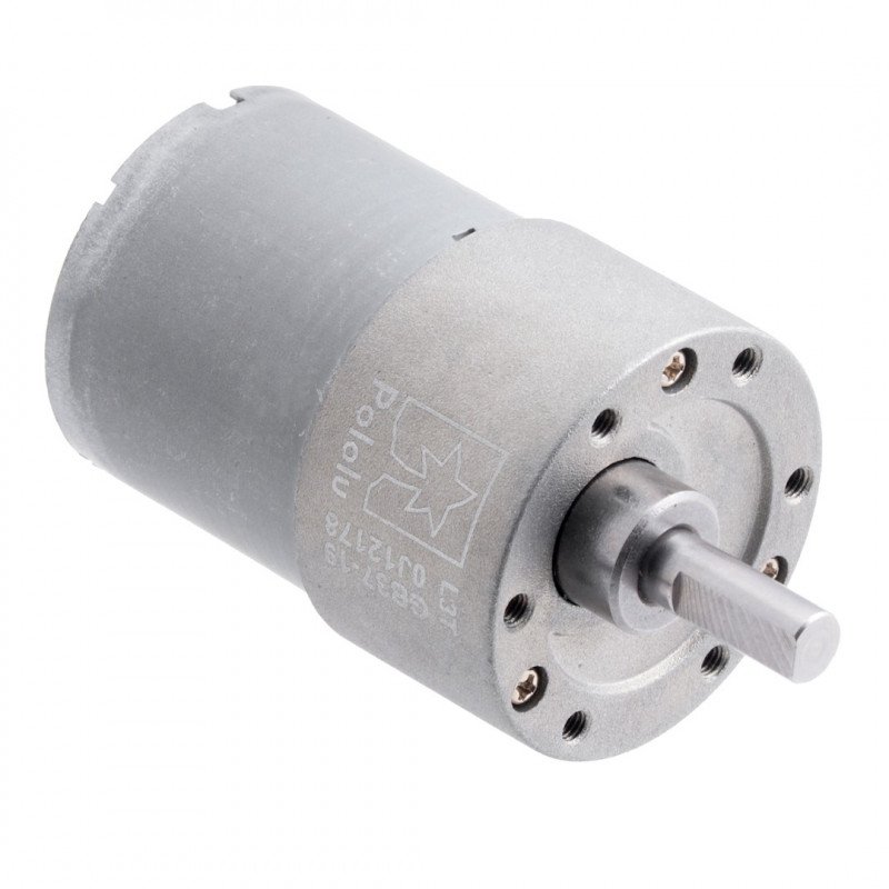 Polol 37Dx52L motor with 19:1 12V 530RPM gearbox