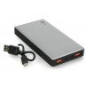 Mobile PowerBank Goobay 15.0 59819 Quick Charge 3.0 15000mAh - grey - black - zdjęcie 2