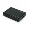 Video switch - 3 HDMI ports - with remote control and IR receiver - microUSB port - Lanberg SWV-HDMI-0003 - zdjęcie 1