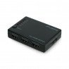 Video switch - 5 HDMI ports - with remote control and IR receiver - microUSB port - Lanberg SWV-HDMI-0005 - zdjęcie 1