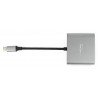 Hub - Multiport Natec Fowler Mini - USB-C PD HDMI - Grey - zdjęcie 4