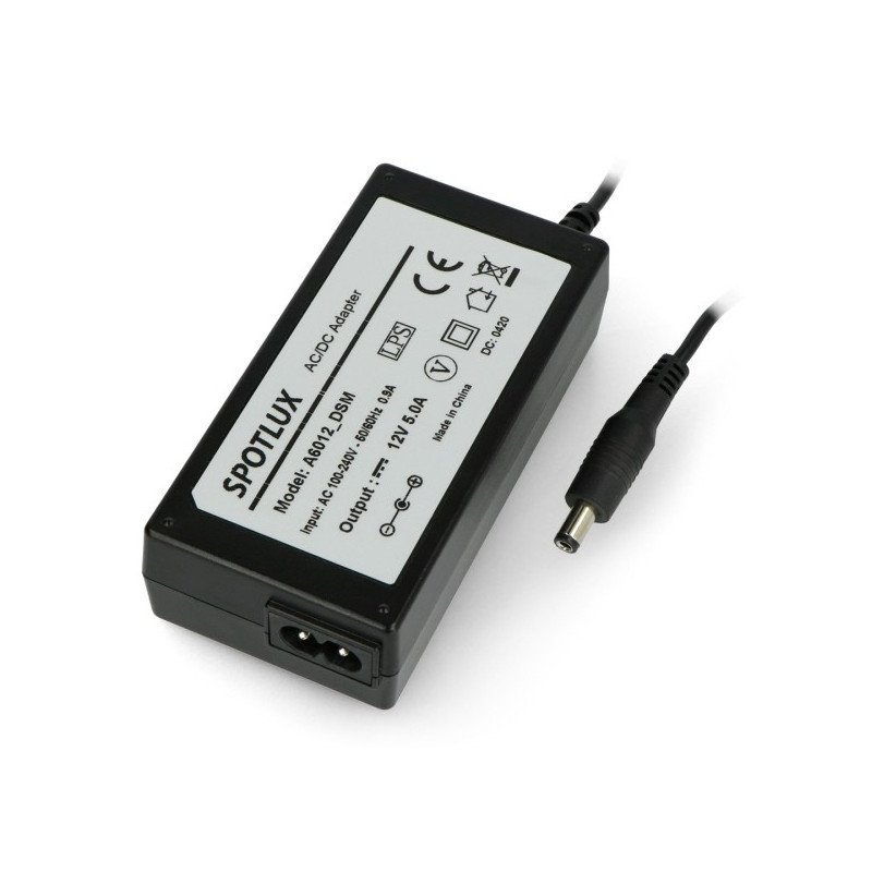 Power supply  Sagemcom MSP-Z5000IC12.0-60W 12V 5, A DC 5,5/2,5 mm